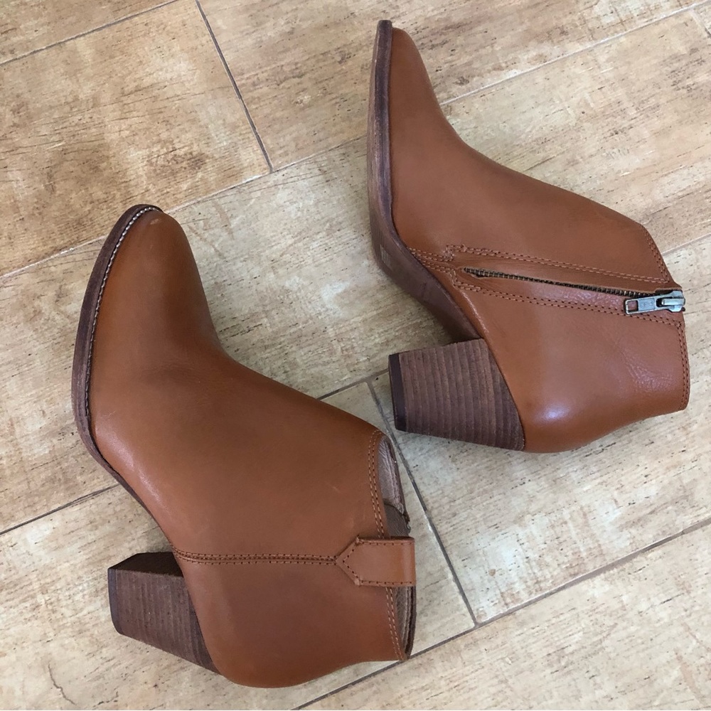 Madewell The Billie Boot in leather, English saddle (brown), size 8 - Picture 7 of 10